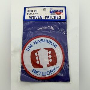 Vintage New The Nashville Network Opryland Guitar Cash’s USA Patch Country